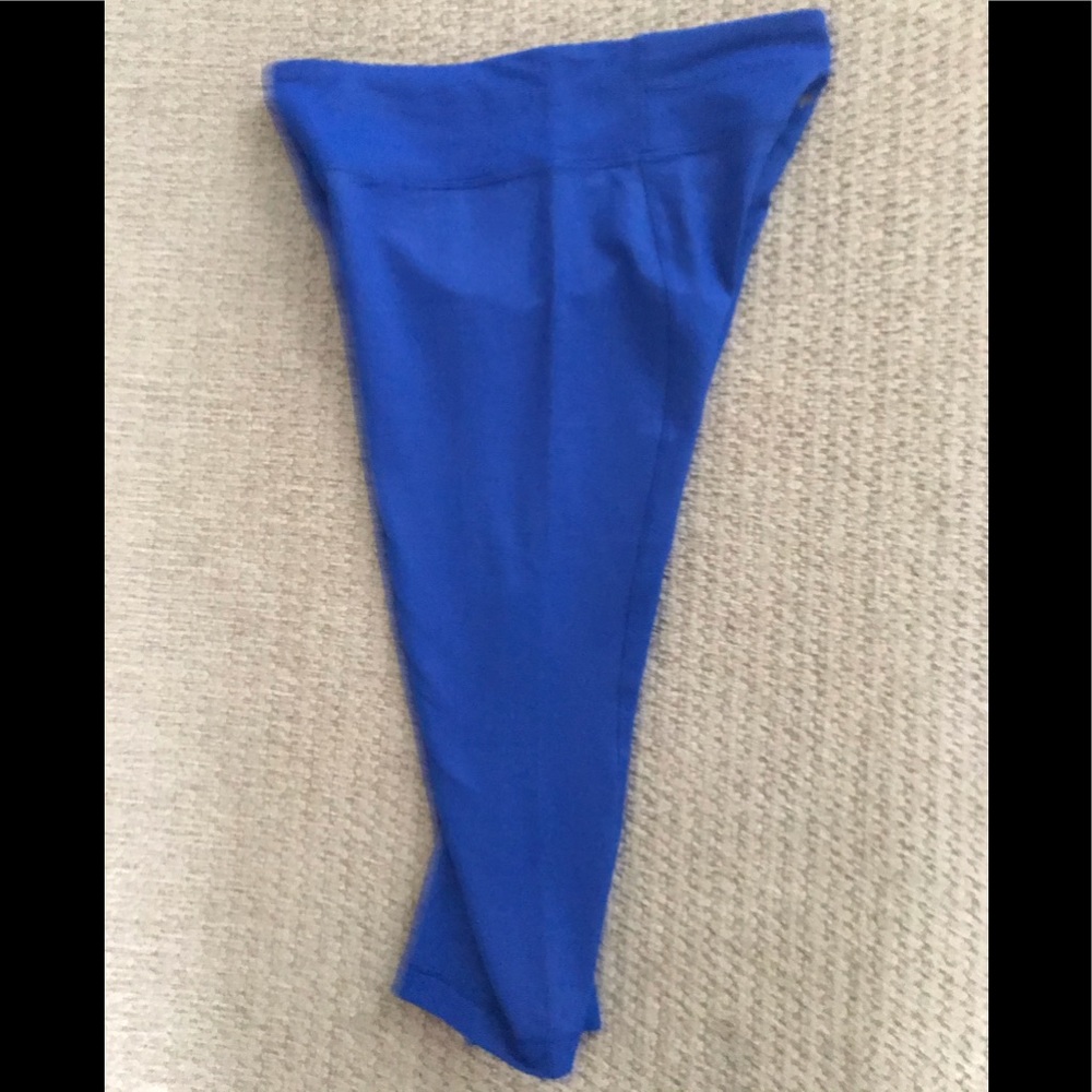 Blue under armor workout leggings